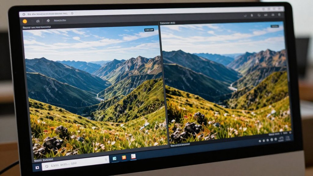 Before and after video frames showing successful watermark removal without quality loss